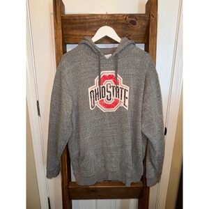 Champion Ohio State Buckeyes Gray Hoodie Sweatshirt Men's Size L